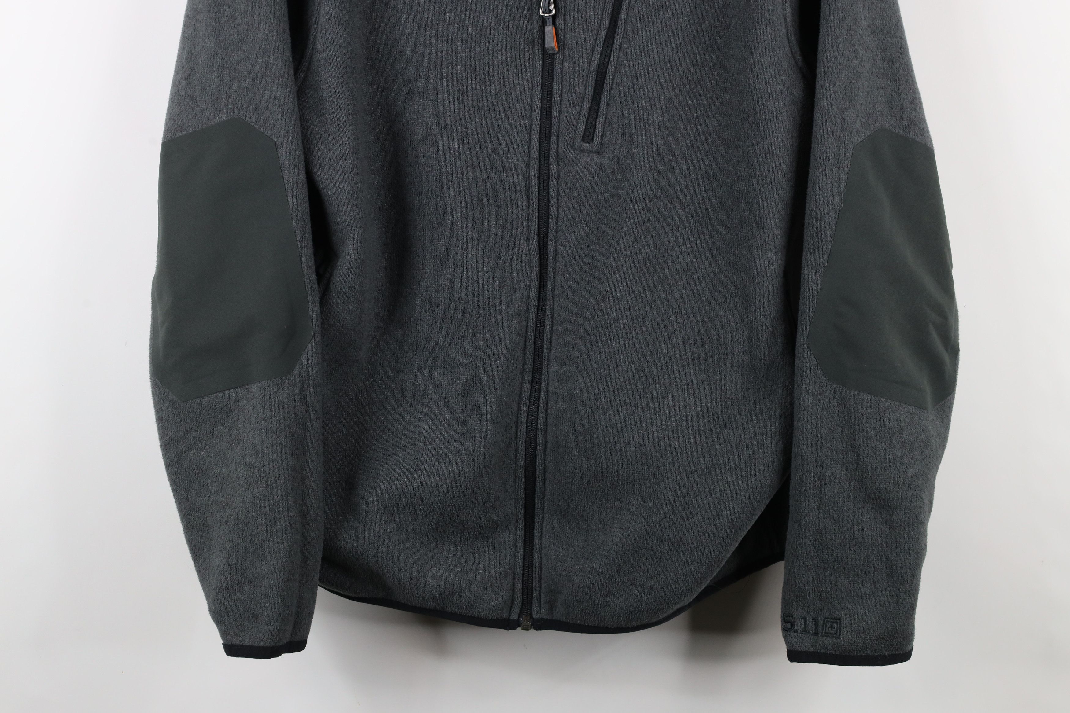 Vintage 5.11 Tactical Series Full Zip Fleece Sweater Jacket Gray Size US L / EU 52-54 / 3 - 3 Thumbnail