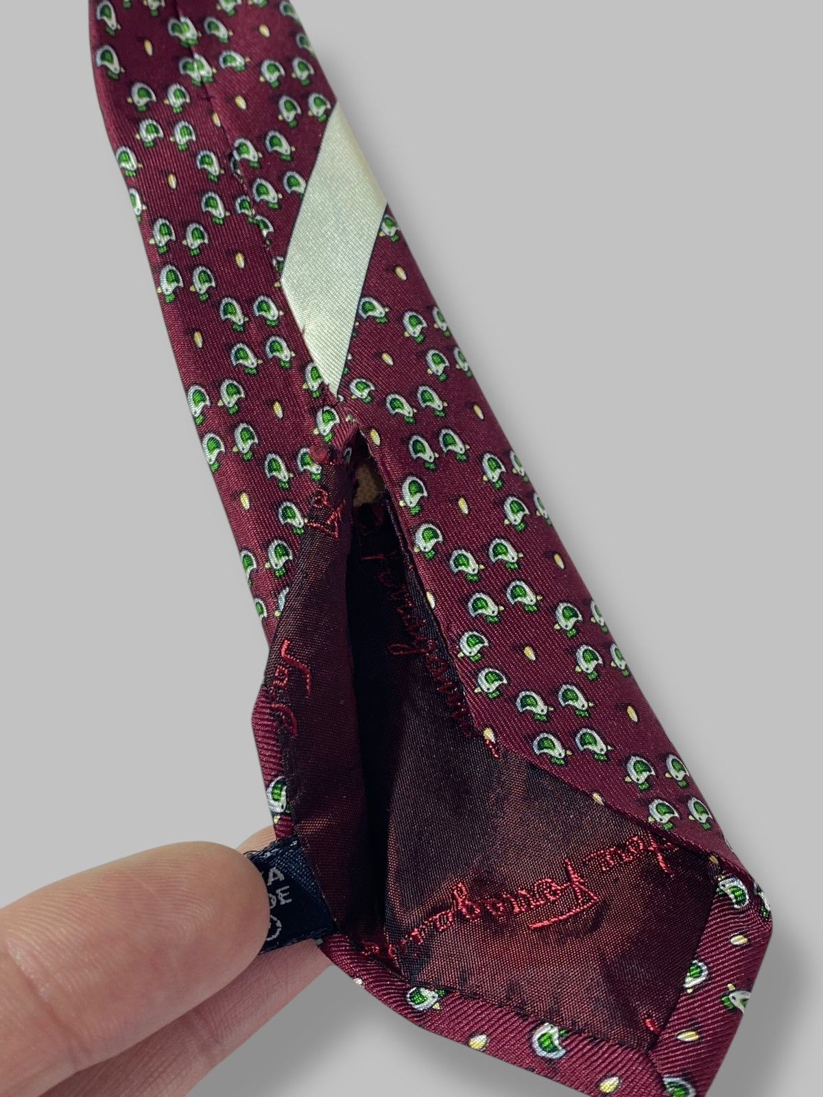 Salvatore Ferragamo Salvatore Ferragamo Vintage Silk Tie Monogram Size ONE SIZE - 16 Thumbnail