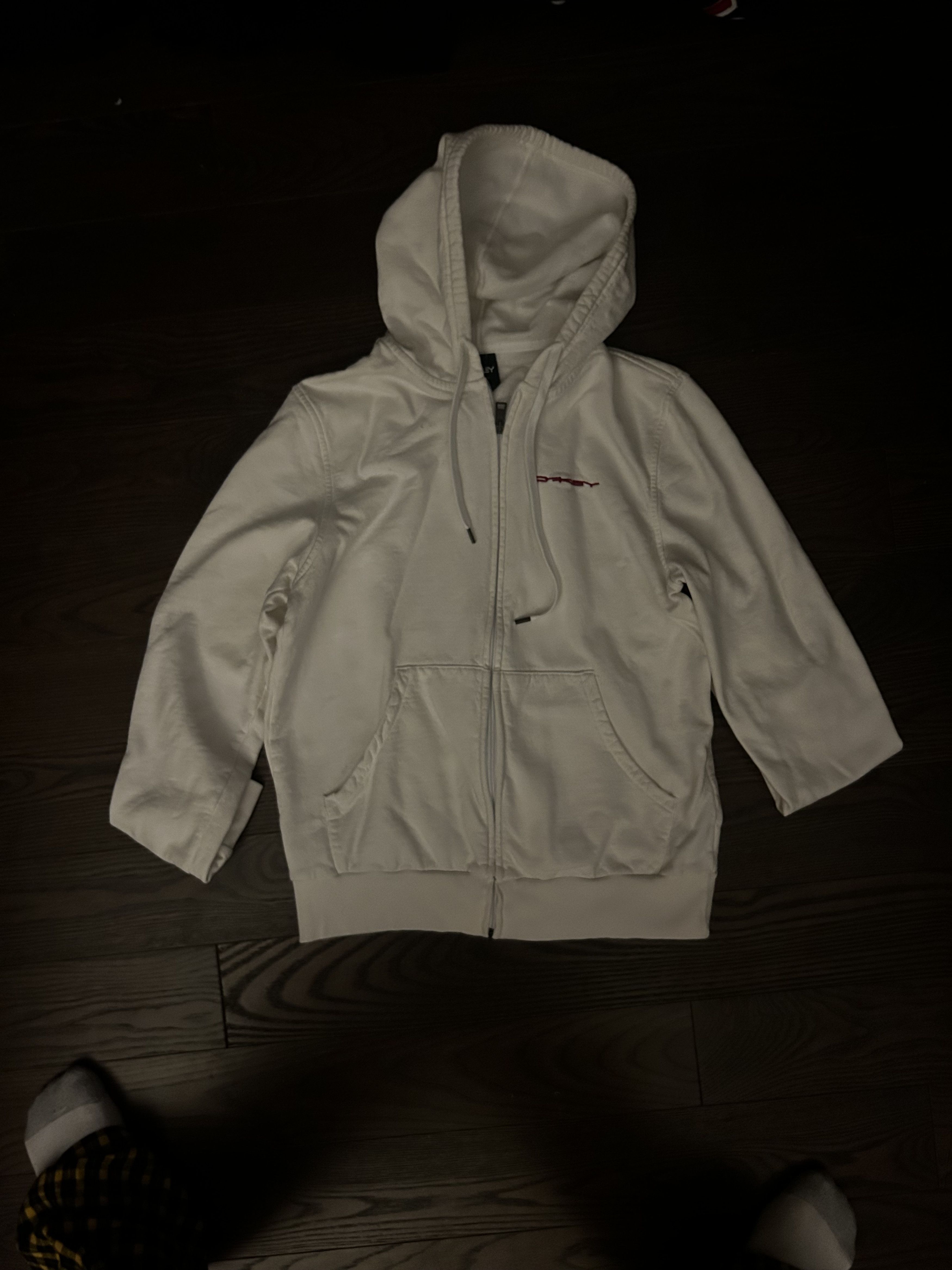 Oakley White Oakley Zip Up Size US S / EU 44-46 / 1 - 1 Thumbnail