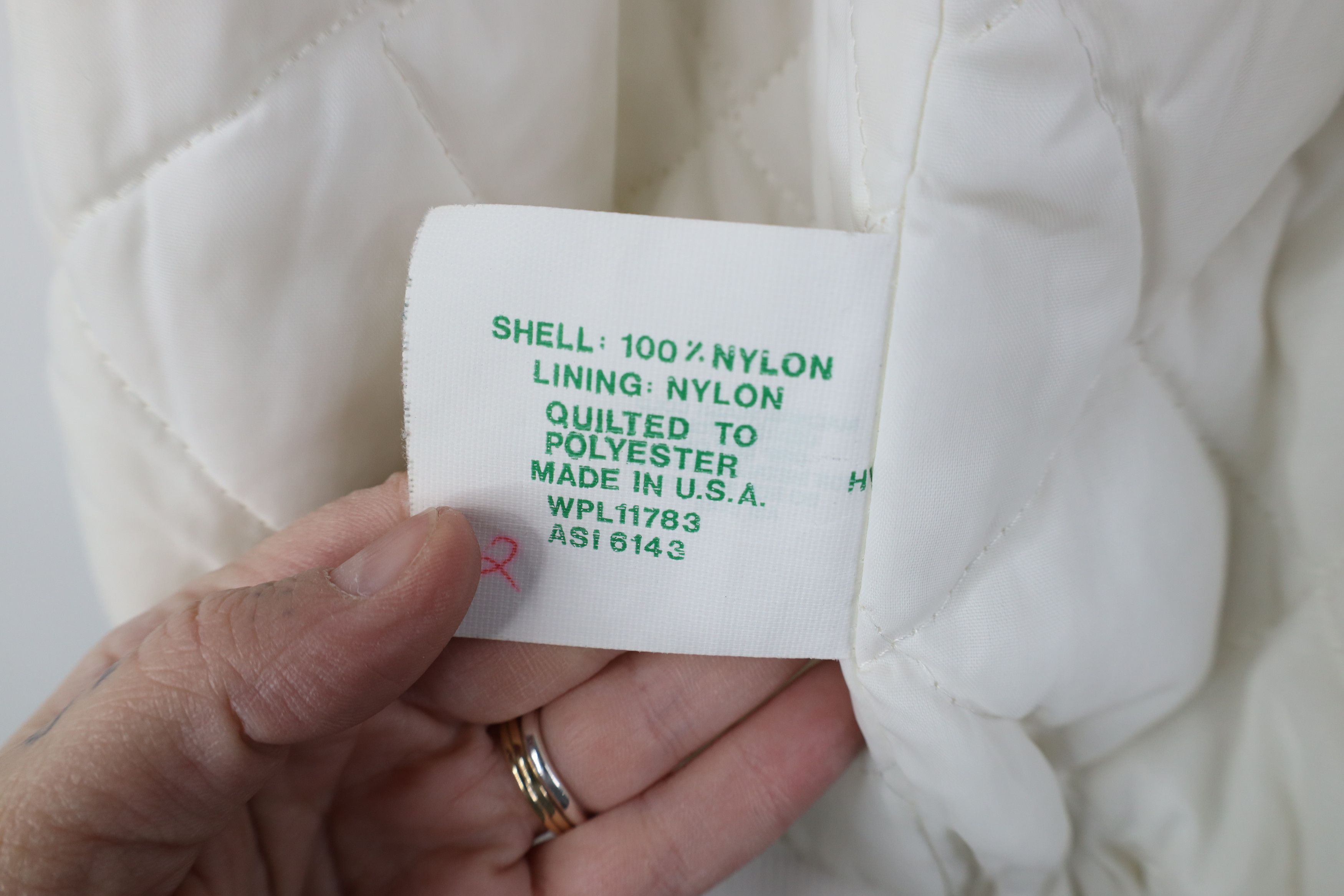 Vintage Vintage 80s 90s Streetwear Satin Bomber Jacket White USA Size US XL / EU 56 / 4 - 12 Thumbnail