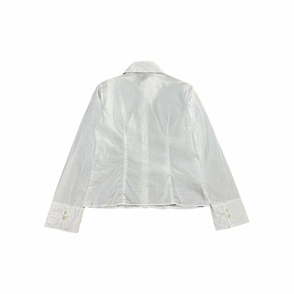 If Six Was Nine 🔥Sick Y2K Peace Now Bondage Shirt Asymmetric Collar Size M / US 6-8 / IT 42-44 - 10 Thumbnail