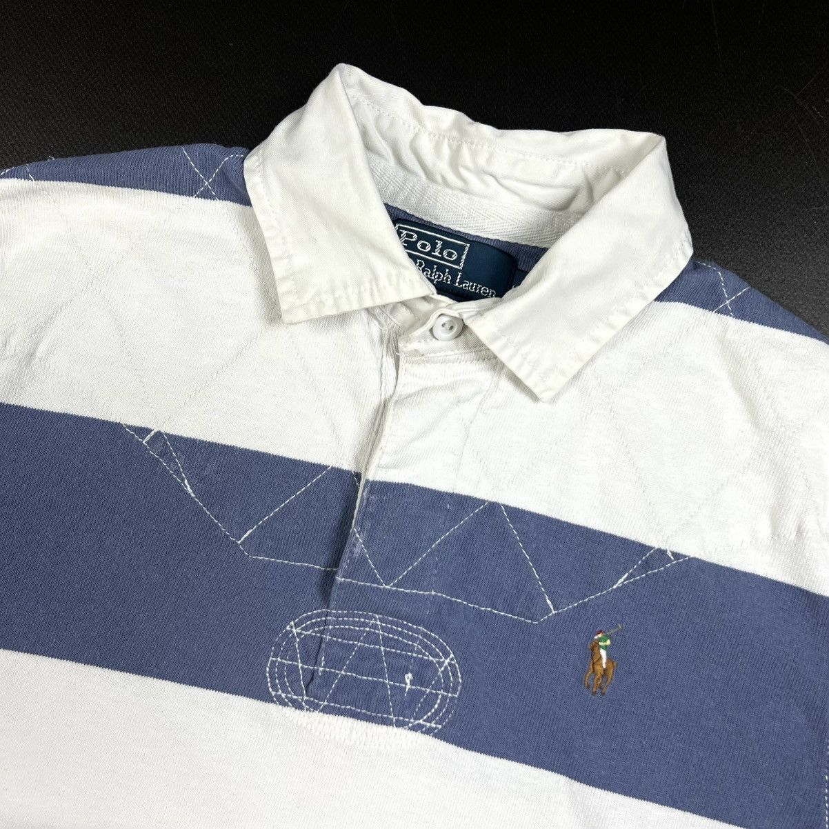 Polo Ralph Lauren × Rugby Ralph Lauren × Vintage Vintage Polo Ralph Lauren Striped Rugby Shirt Size M Size US S / EU 44-46 / 1 - 4 Thumbnail