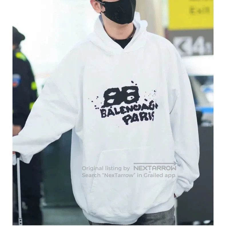 Balenciaga Balenciaga Double B Logo Hoodie. Size US M / EU 48-50 / 2 - 5 Thumbnail