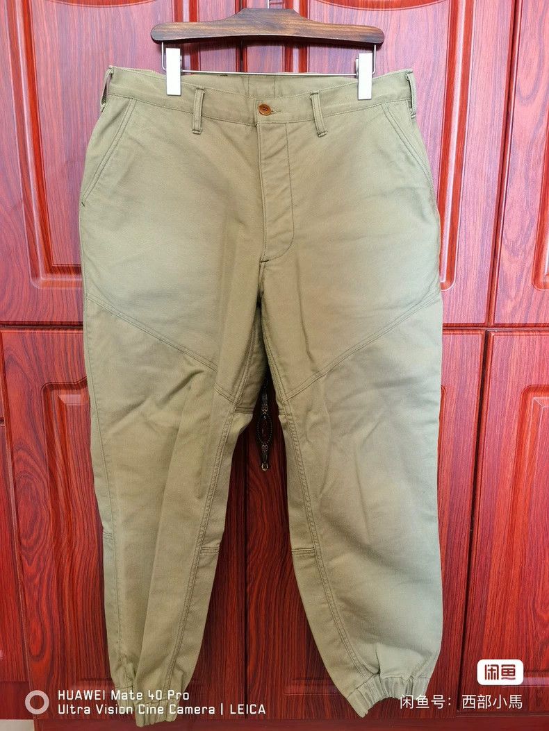 Freewheelers FREEWHEELERS Non-RRL Raf Lauren heavy-duty twill khaki tie Size US 34 / EU 50 - 1 Thumbnail