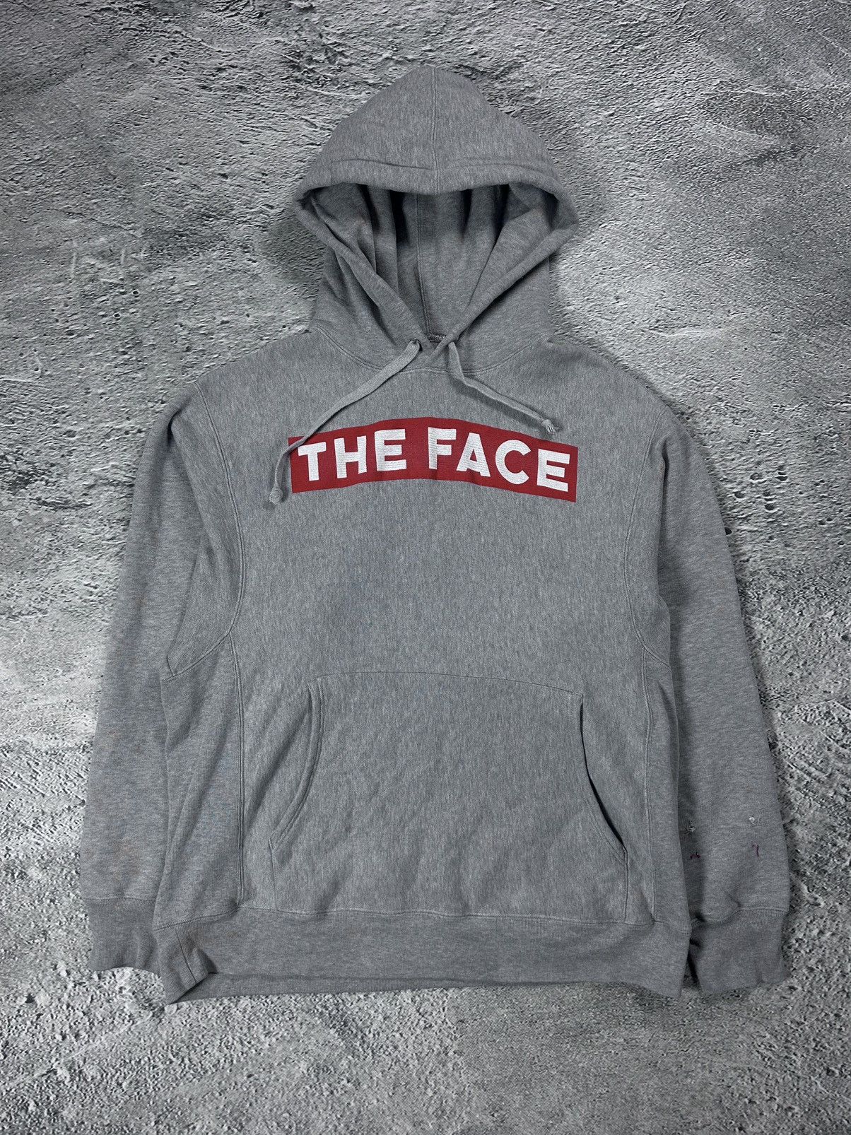 Gucci Gucci hoodie „The Face” box logo grey oversized sweatshirt Size US S / EU 44-46 / 1 - 1 Thumbnail