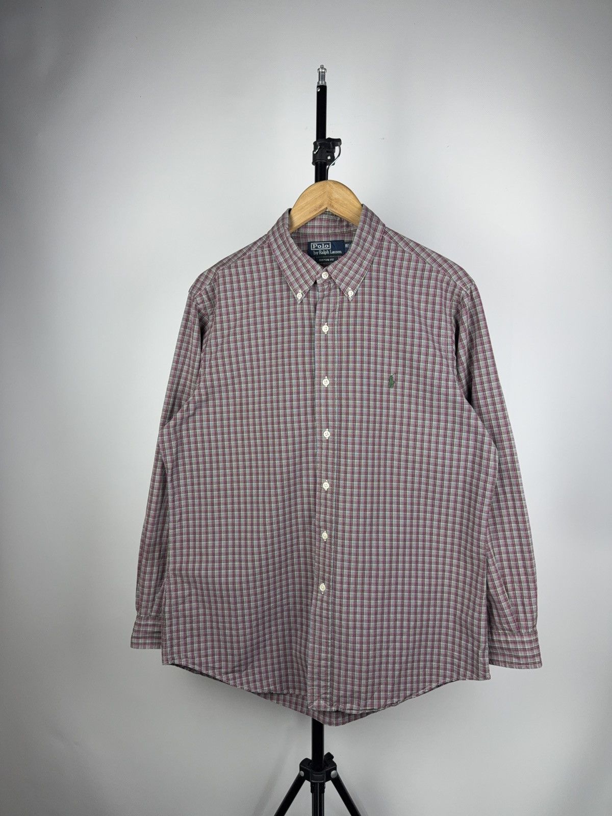 Designer × Polo Ralph Lauren Vintage 90s Polo Ralph Lauren Shirt Mens Plaid Button Down Size US L / EU 52-54 / 3 - 1 Thumbnail