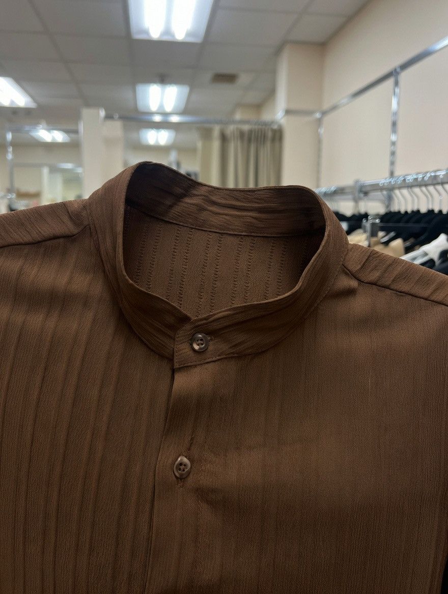 Other Completo Uomo Marrone Plissettato Camicia + Pantaloni - M Size US M / EU 48-50 / 2 - 3 Thumbnail