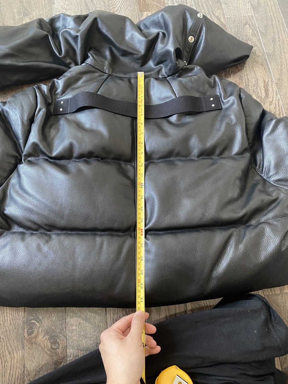 Rick Owens Rick Owens Funnel Neck Down lambskin Leather Sisyphus Jacket Size US M / EU 48-50 / 2 - 19 Thumbnail