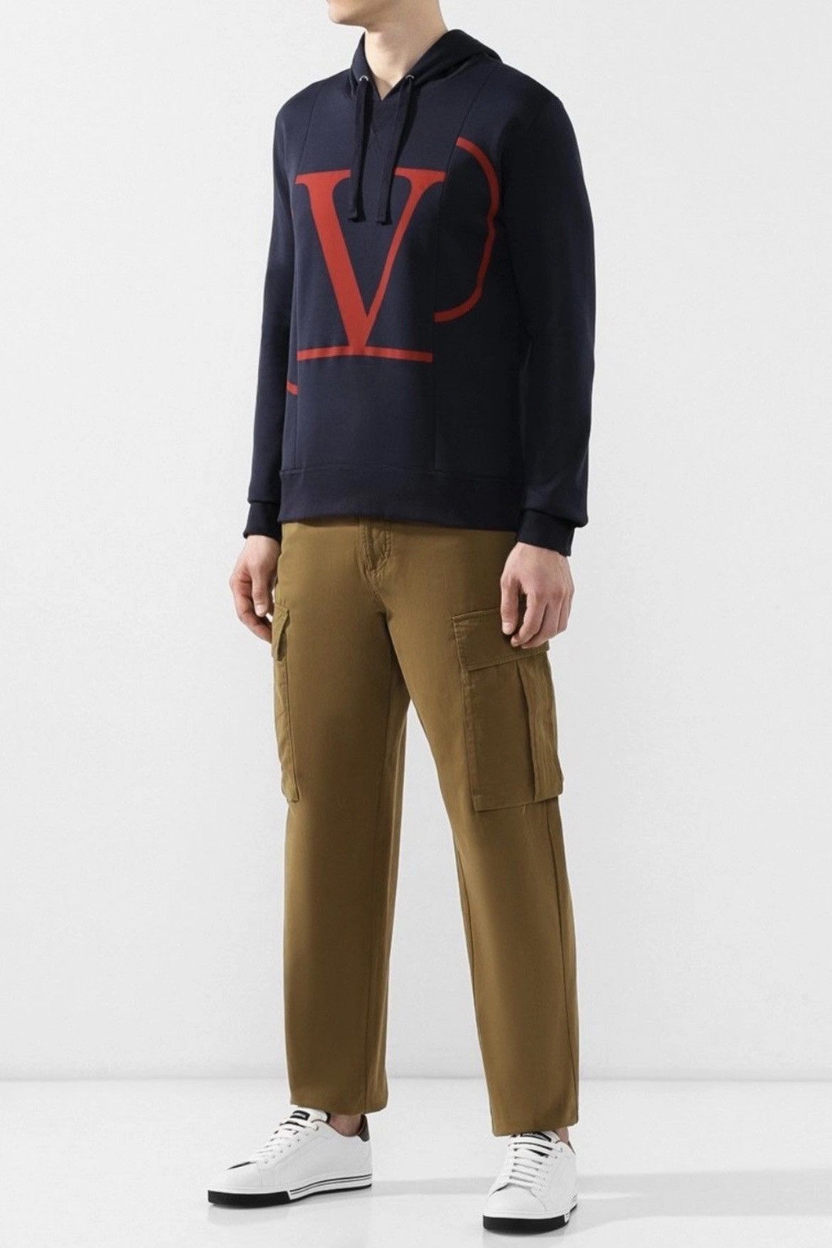 Valentino Valentino Hoodie Deconstructed Logo Size US M / EU 48-50 / 2 - 6 Thumbnail