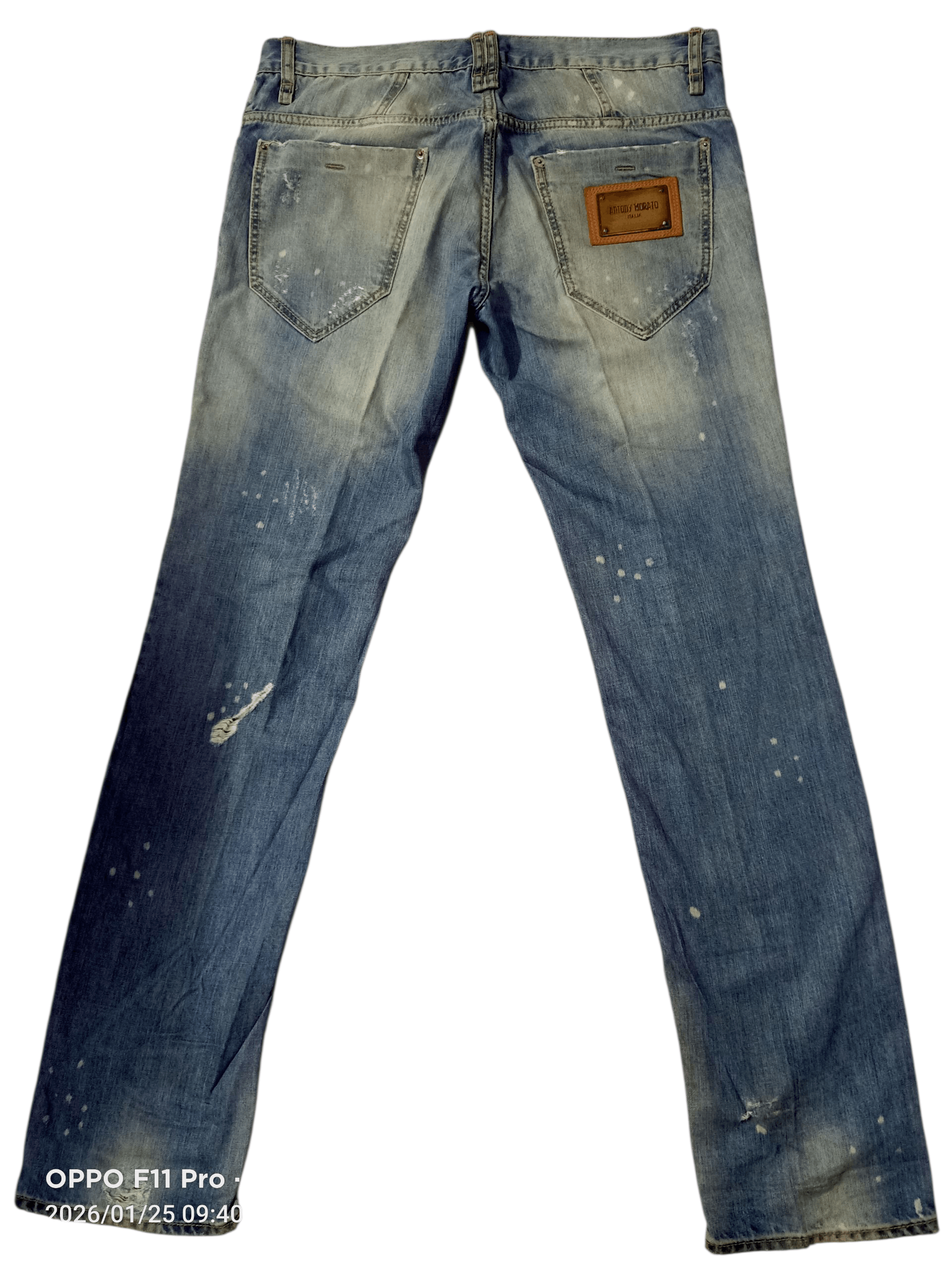 Antony Morato Antony Morato Distressdenim SlimFit Men Size US 38 / EU 54 - 1 Thumbnail