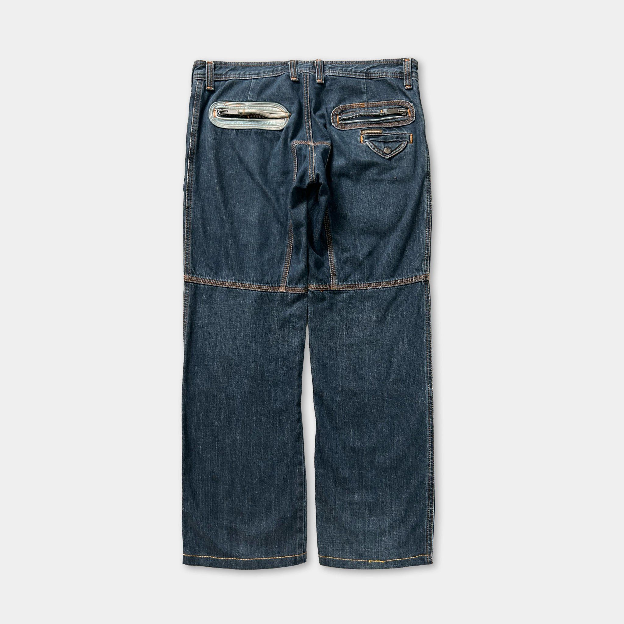 Dolce & Gabbana Dolce & Gabbana 2003 Racing Jeans With Pockets Size US 32 / EU 48 - 3 Thumbnail