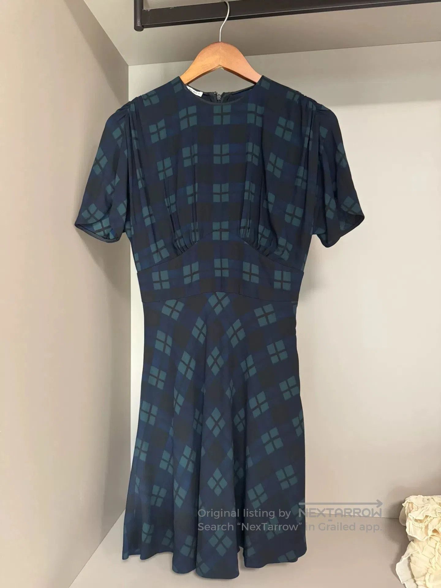 Miu Miu Miu Miu British Plaid Dress. Size M / US 6-8 / IT 42-44 - 1 Thumbnail