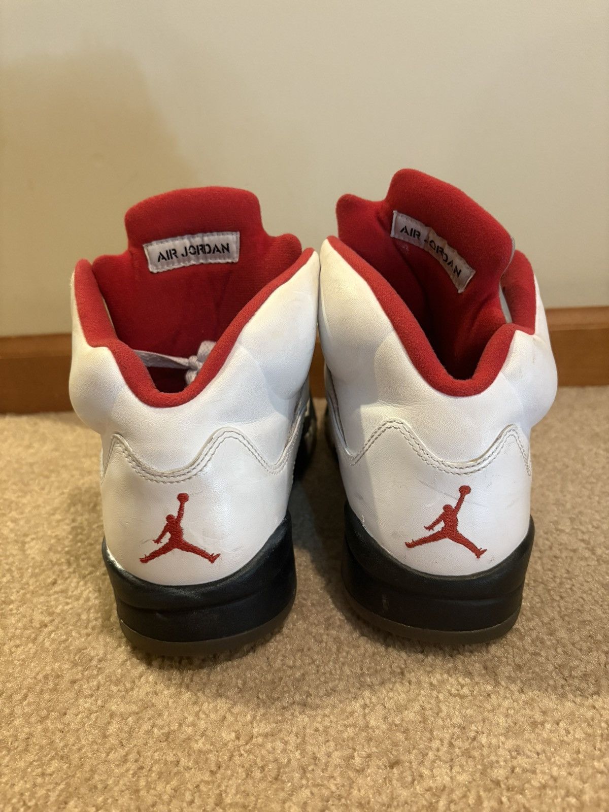 Jordan Brand Size 8.5 - Air Jordan 5 Retro 2013 Fire Red Size US 8.5 / EU 41-42 - 3 Thumbnail