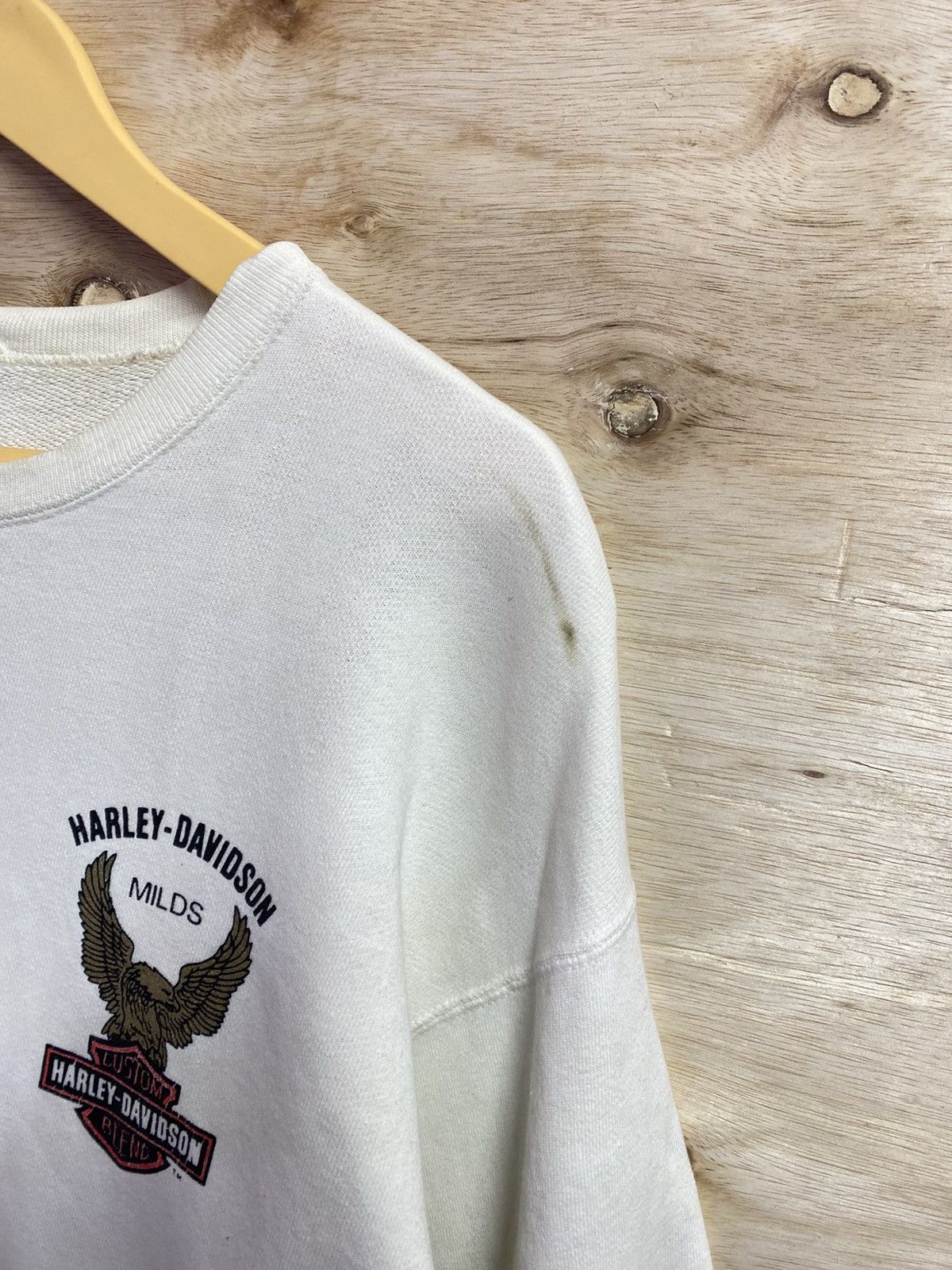 Harley Davidson vintage vintage Harley-Davidson "Custom Blend" sweatshirt Size US XL / EU 56 / 4 - 5 Thumbnail