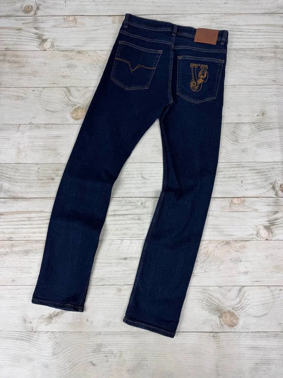 Versace Vintage Versace Jeans Skinny Fit Denim Big Logo Size US 30 / EU 46 - 1 Thumbnail