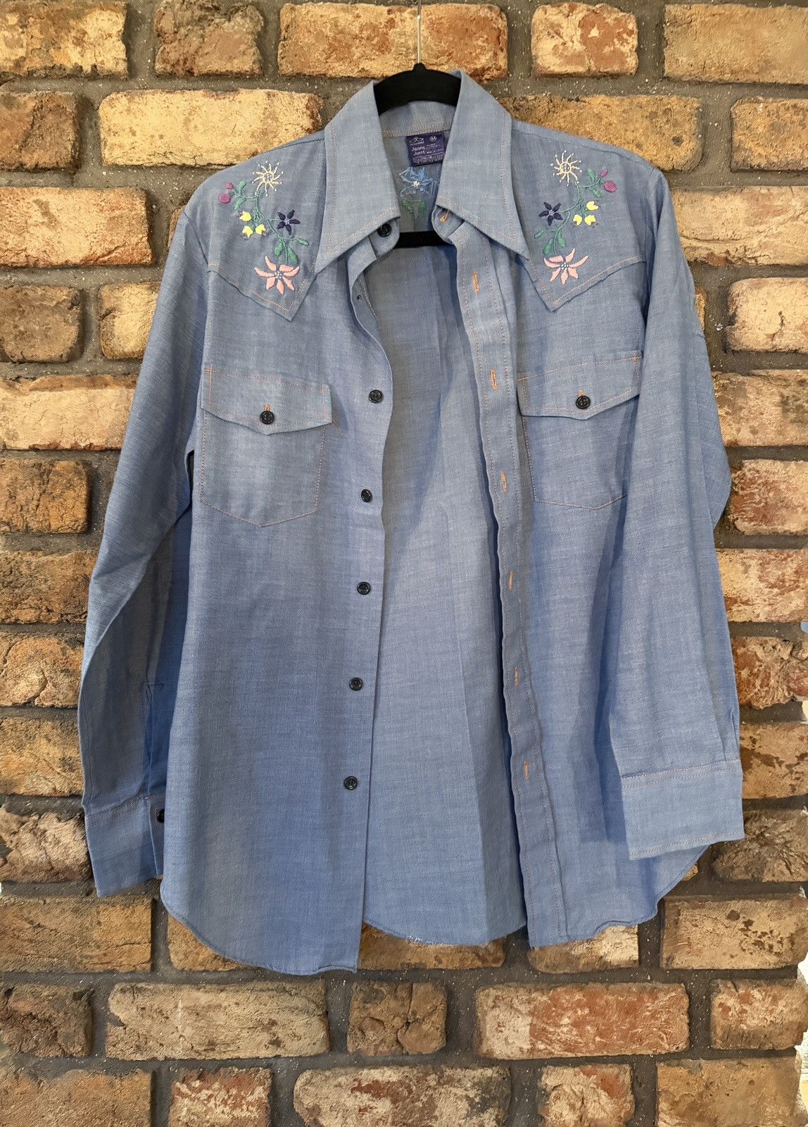 Other Vtg Jeans Joint embroidered button up Size M / US 6-8 / IT 42-44 - 3 Thumbnail