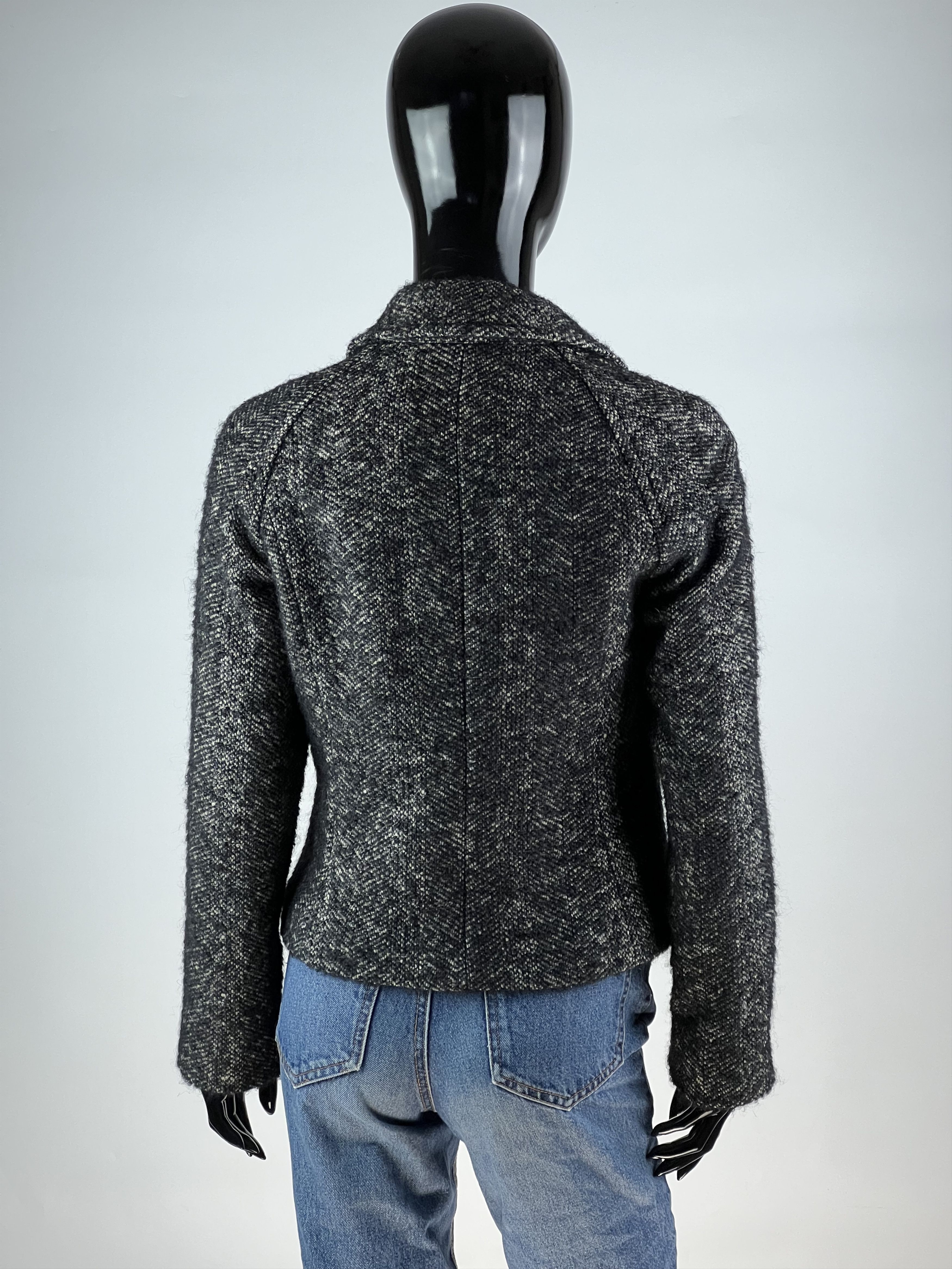 Max Mara Max Mara Wool Mohair Silk Blazer Size IT40 US6 GB8 F38 Size S / US 4 / IT 40 - 3 Thumbnail