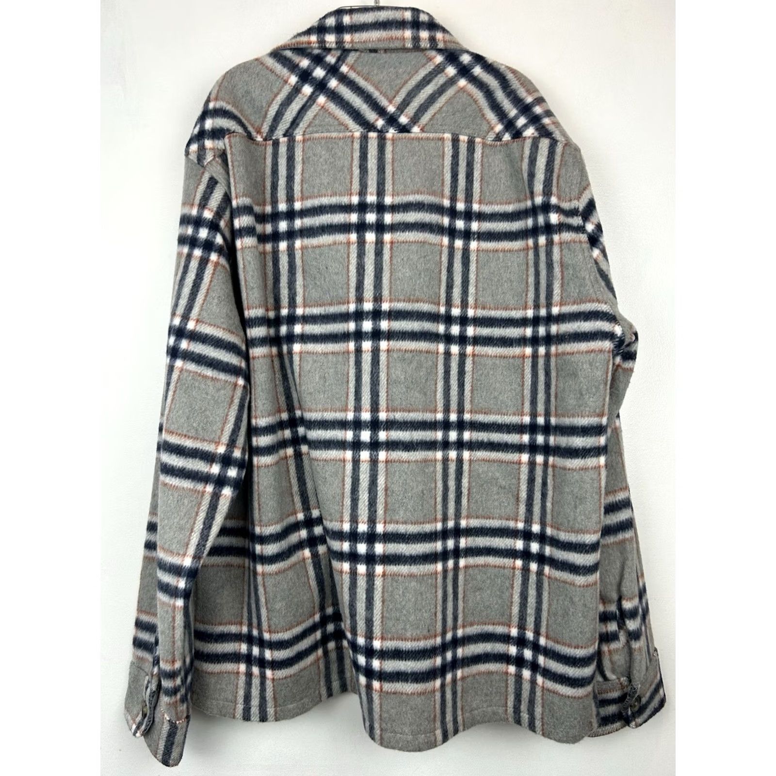 Vintage RDI Flannel Shirt Mens L Gray Heavyweight Long Sleeve Rugged Button Jacket Camp Size US L / EU 52-54 / 3 - 2 Thumbnail