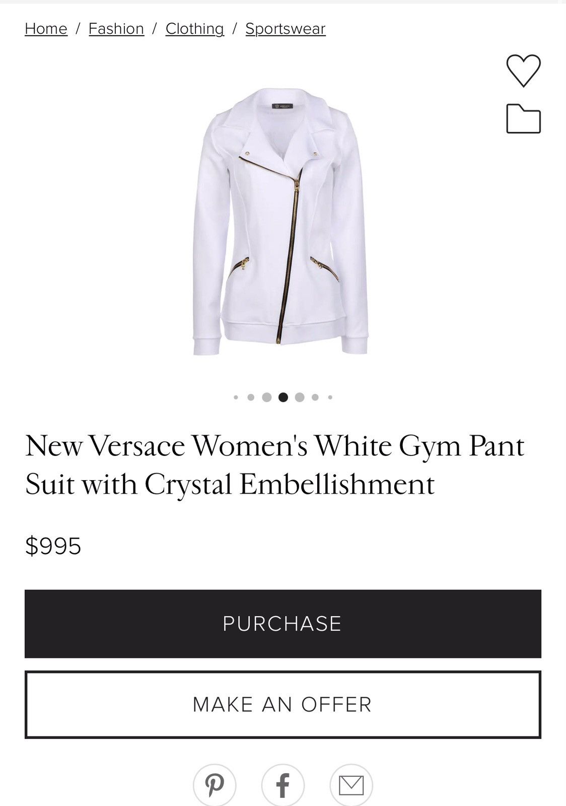 Versace Rare Versace Gym Jacket Size S / US 4 / IT 40 - 14 Thumbnail