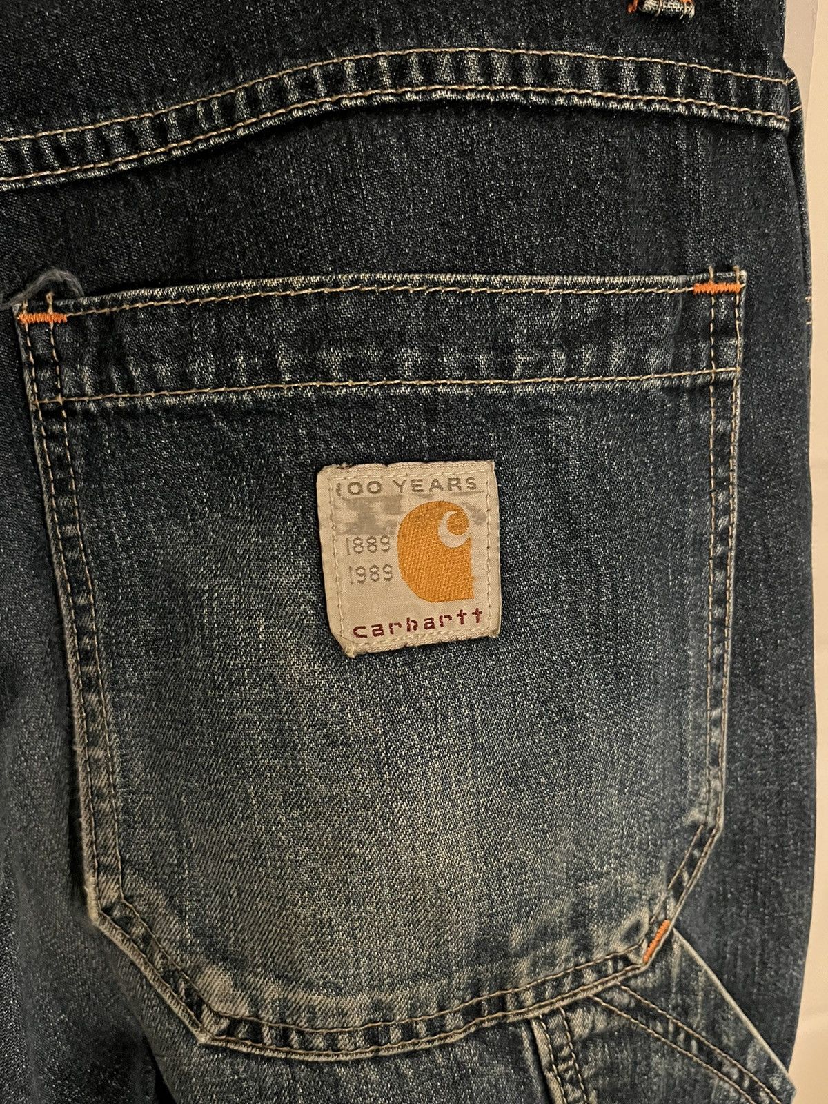 Carhartt Vintage Baggy 1989 Carhartt Jeans 100 Anniversary Edition Size US 29 - 5 Thumbnail