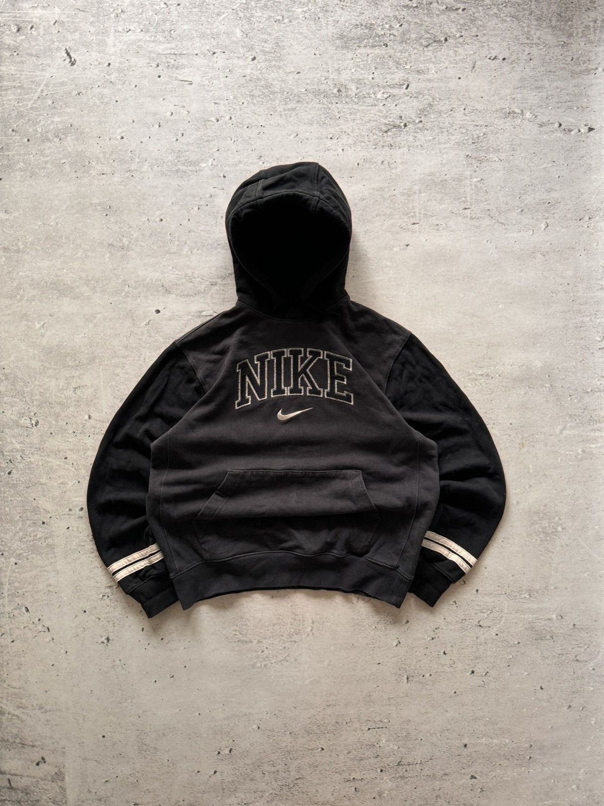 Nike × Vintage NIKE VINTAGE CENTER LOGO OVERSIZE BOXY HOODIE Size US M / EU 48-50 / 2 - 1 Thumbnail