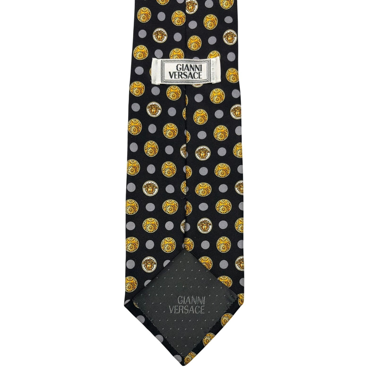 Versace Versace Vintage Medusa Tie Size ONE SIZE - 5 Thumbnail