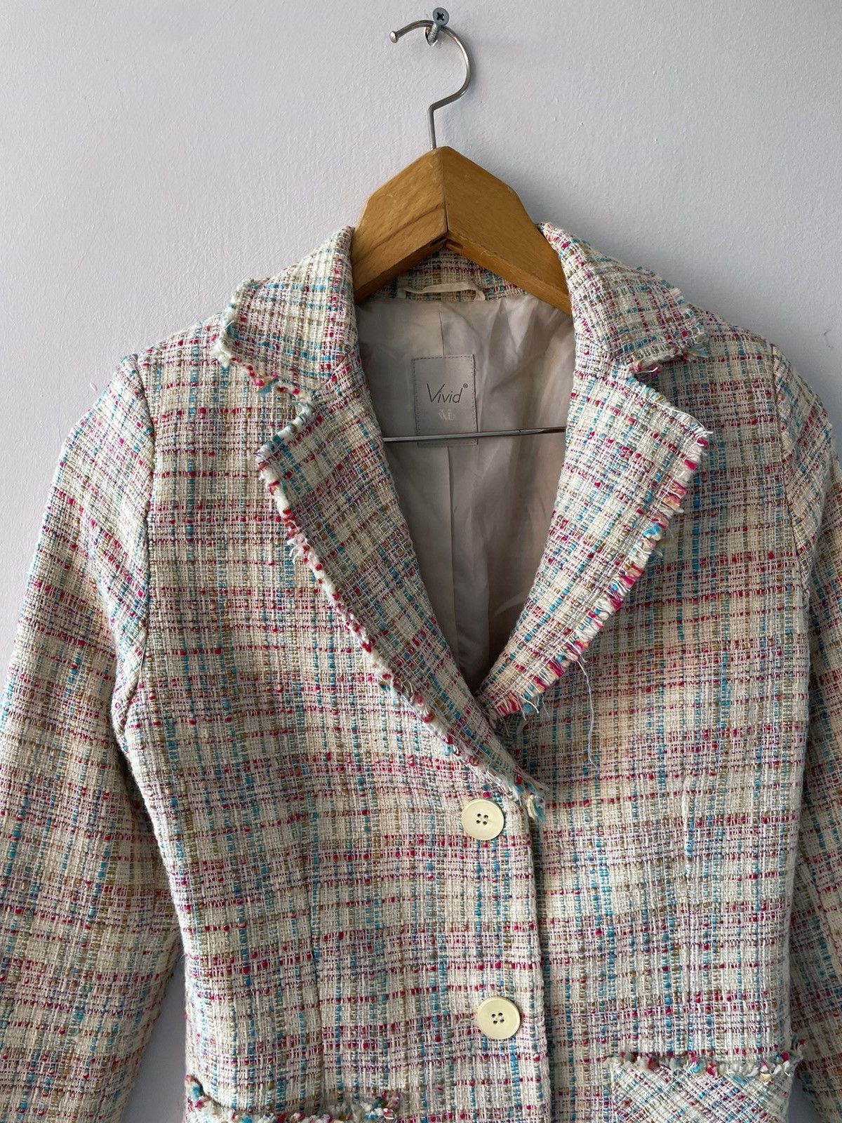 Vintage Vivid blazer Size S / US 4 / IT 40 - 7 Thumbnail