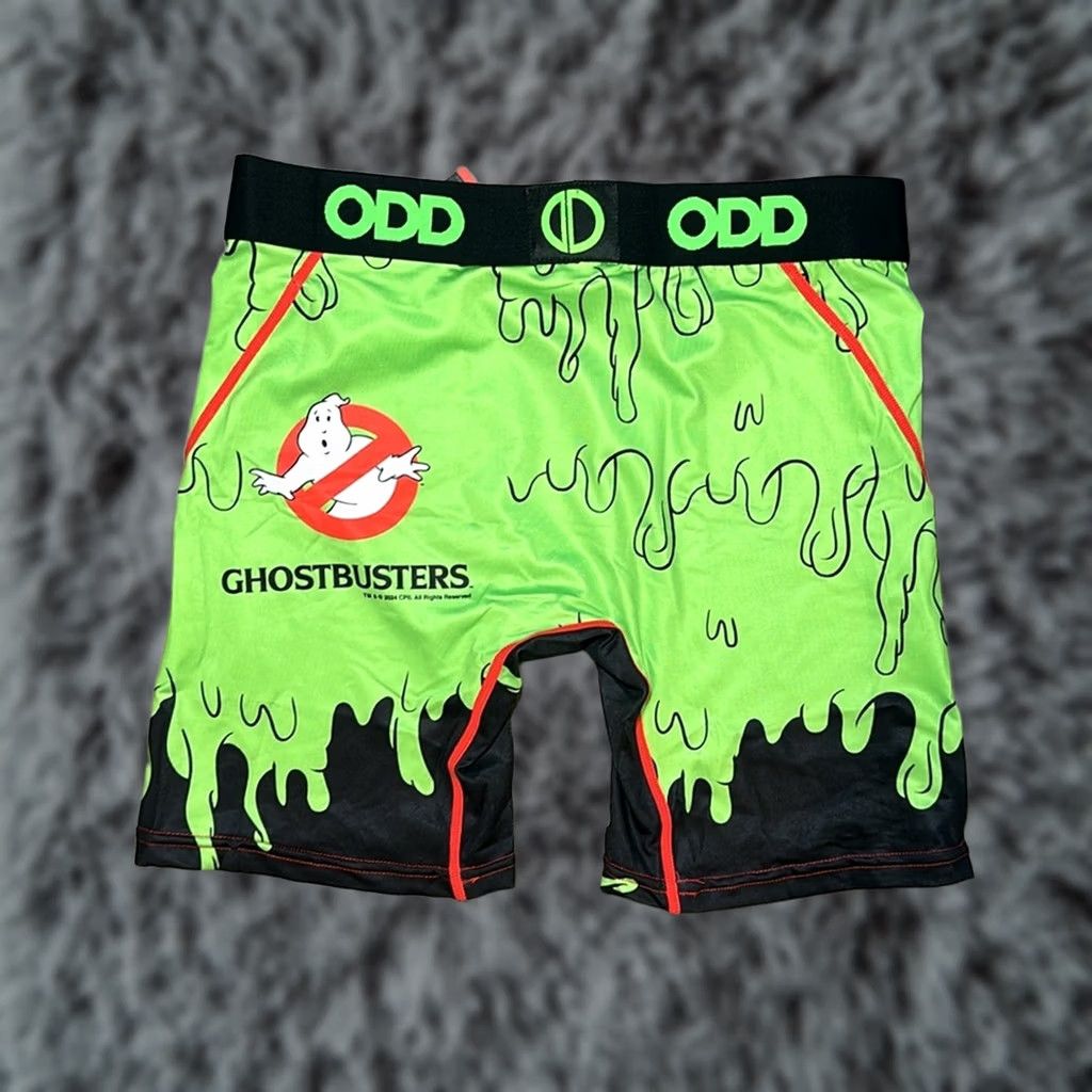 Vintage Ghostbusters Odd Boxer Brief Small Men S Regular Underwear Style Boxer Brief Green Sold by Odd Size 36R - 1 Thumbnail