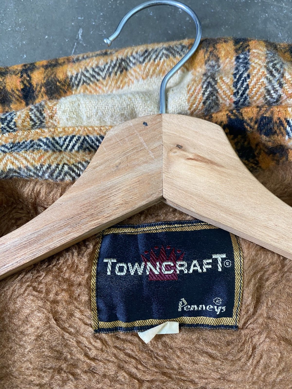 Towncraft Vintage 90s Towncraft Button Up Wool Jacket Size US L / EU 52-54 / 3 - 14 Thumbnail