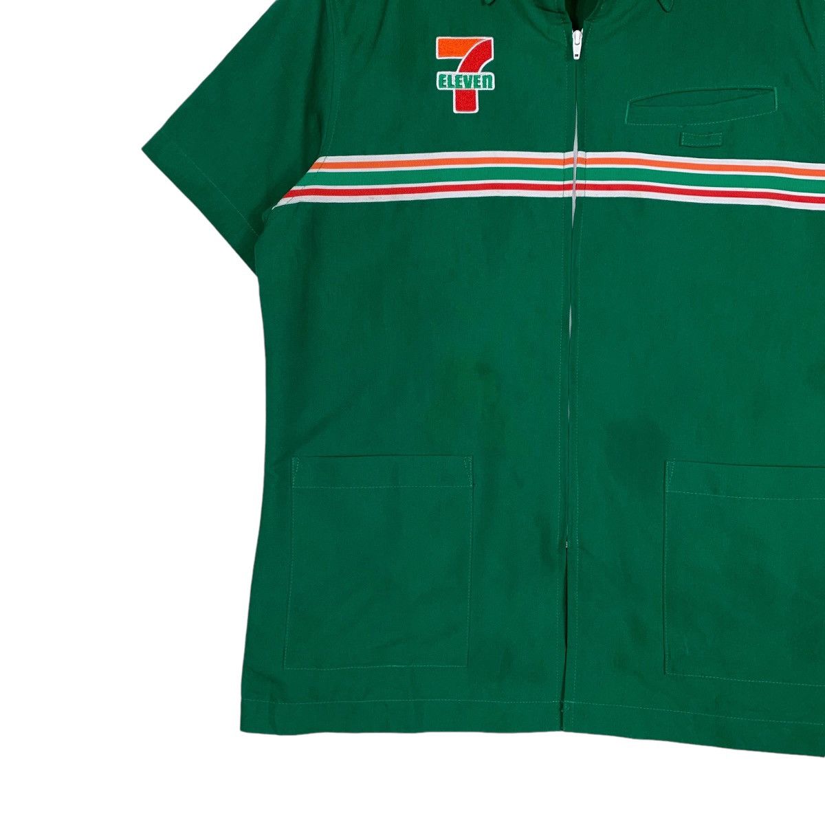 Japanese Brand Vintage 7 Eleven Japanese Worker Uniform Shirt Size US M / EU 48-50 / 2 - 3 Thumbnail