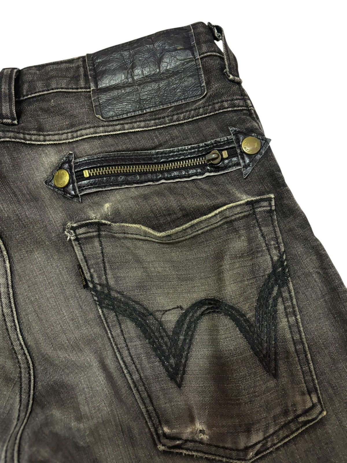 Edwin Vtg Edwin XV Japan Distressed Jeans Size US 30 / EU 46 - 9 Thumbnail