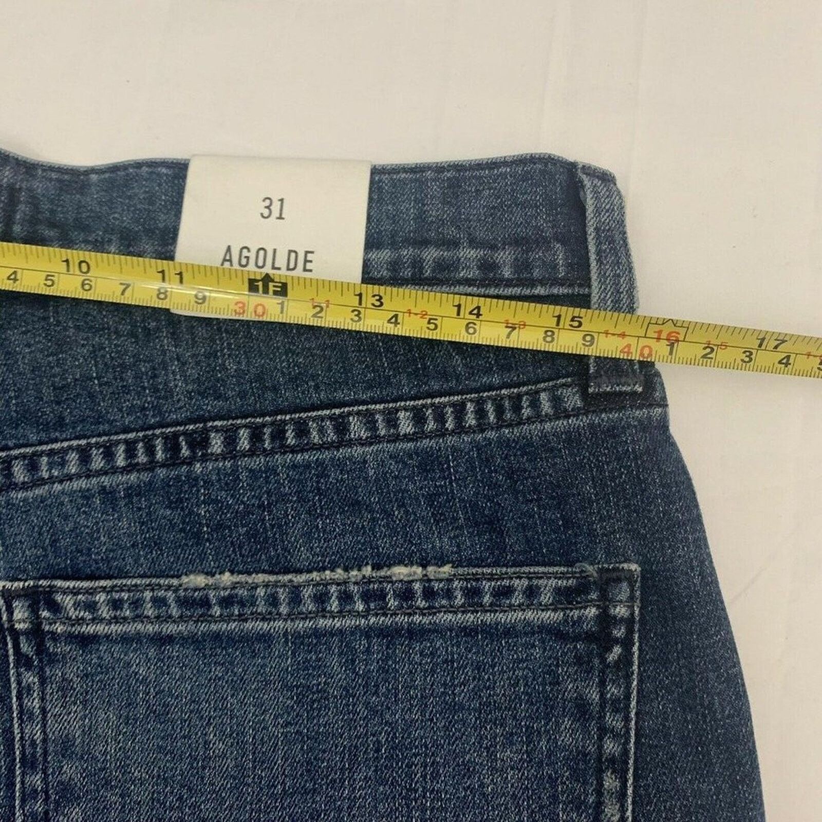 Agolde Agolde Mens Sz 31 blade skinny jeans Sonic Destruc Size US 31 - 7 Thumbnail