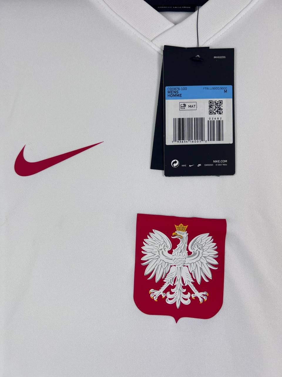 Nike NWT Poland 2020 2021 Home Shirt Football Nike Size M Size US M / EU 48-50 / 2 - 2 Thumbnail