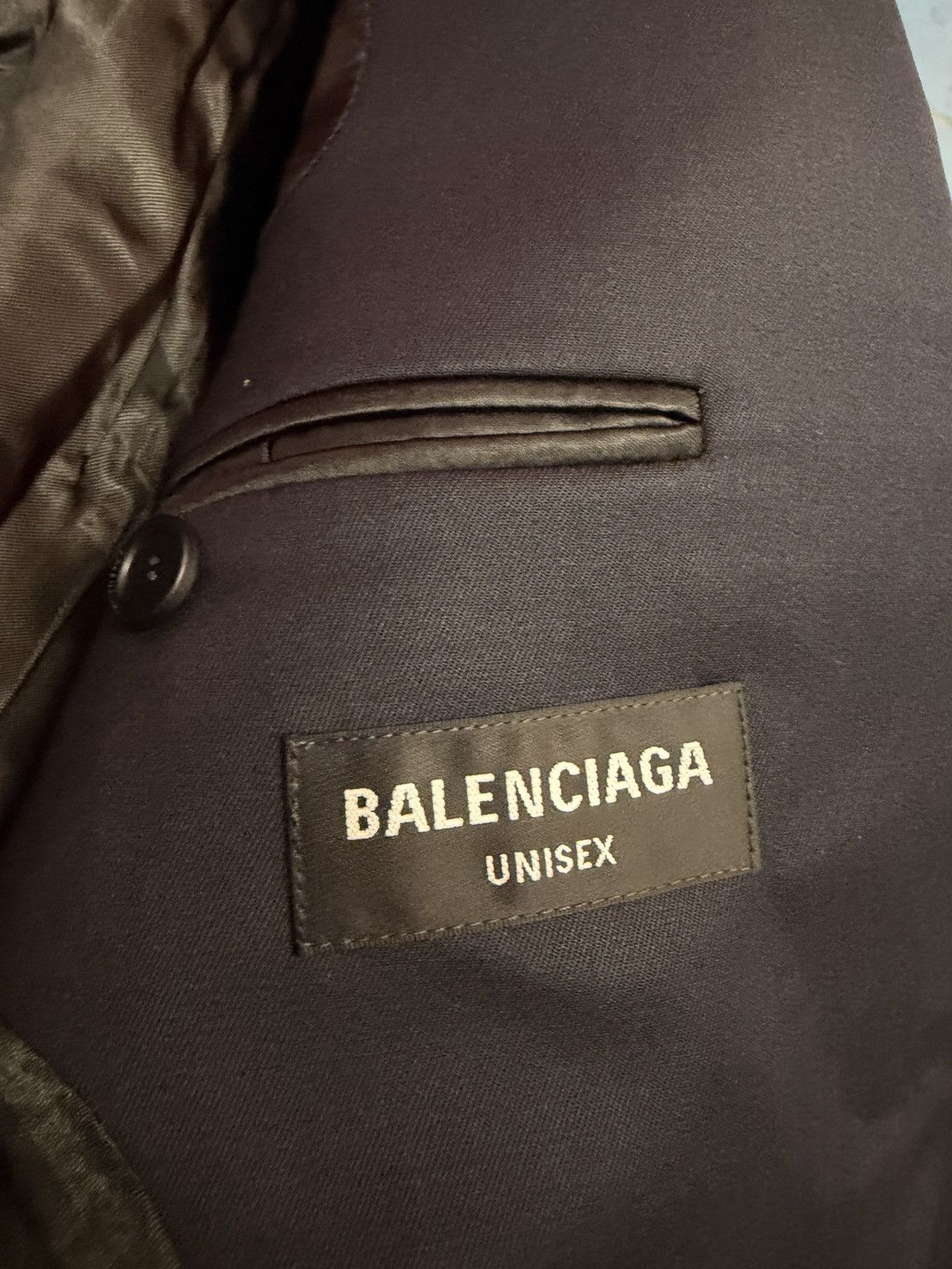 Balenciaga BALENCIAGA CROPPED UNISEX BLAZER Size 40L - 2 Thumbnail