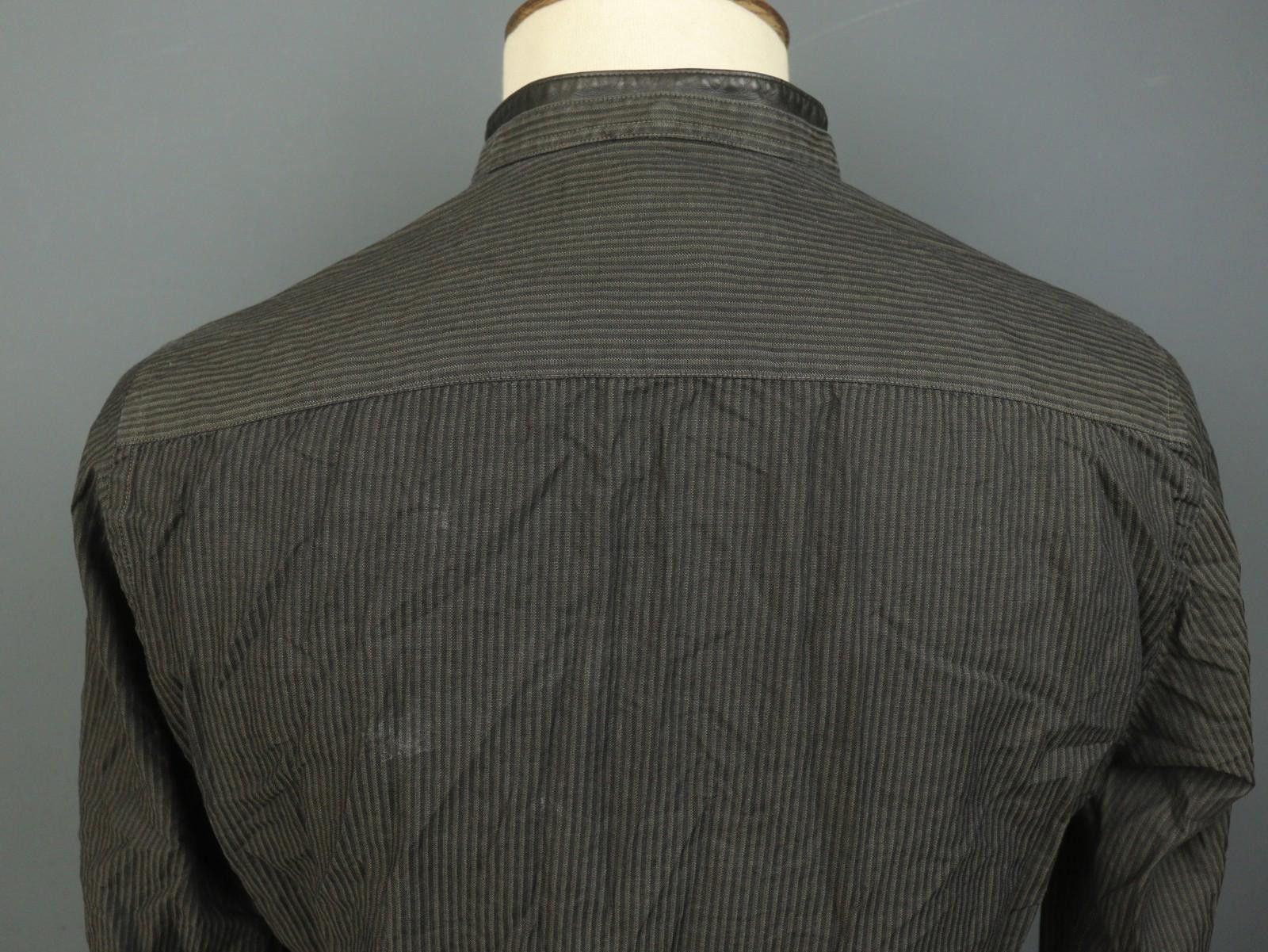 The Kooples The Kooples Brown Striped Cotton Fit Button Up Shirt Size L Size US L / EU 52-54 / 3 - 8 Thumbnail