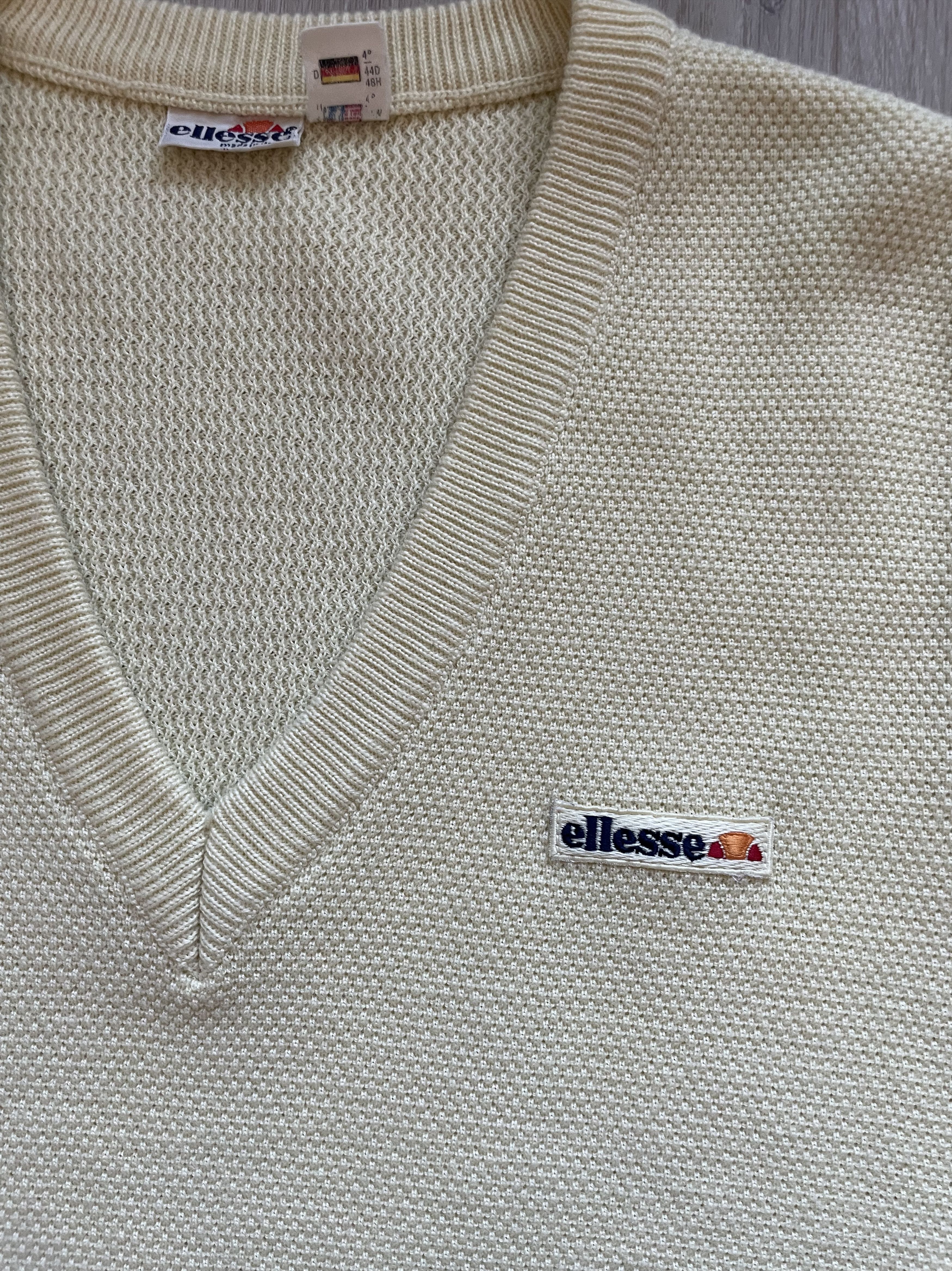 Ellesse Ellesse Vintage Knit Vest 80s Size US M / EU 48-50 / 2 - 2 Thumbnail