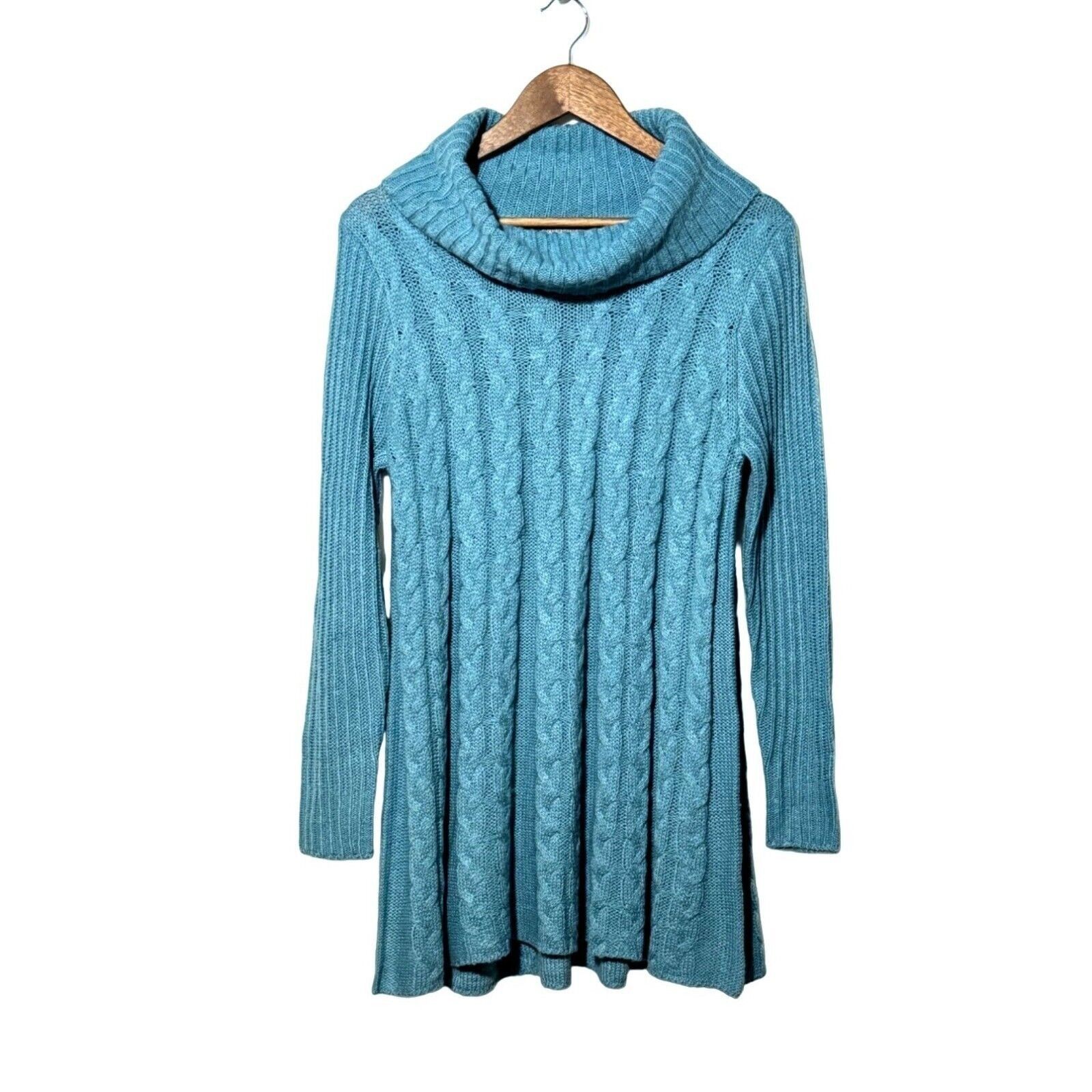 Jos. A. Bank Joseph A. Sweater Womens Medium NWT Adriatic Blue Tunic Size M / US 6-8 / IT 42-44 - 1 Thumbnail