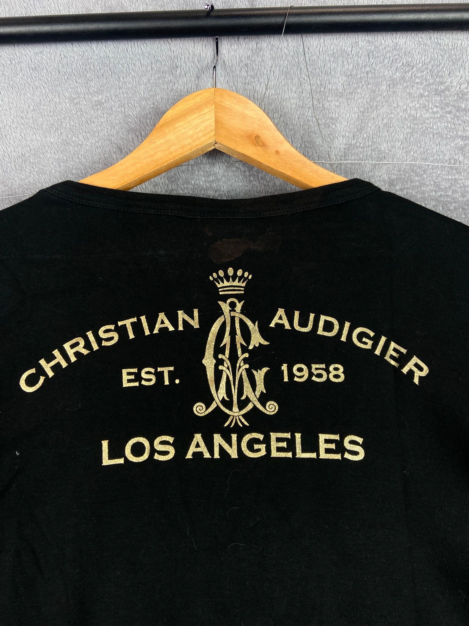 Christian Audigier Christian Audigier All Over Rose Skull Tee Black L Size US L / EU 52-54 / 3 - 5 Thumbnail