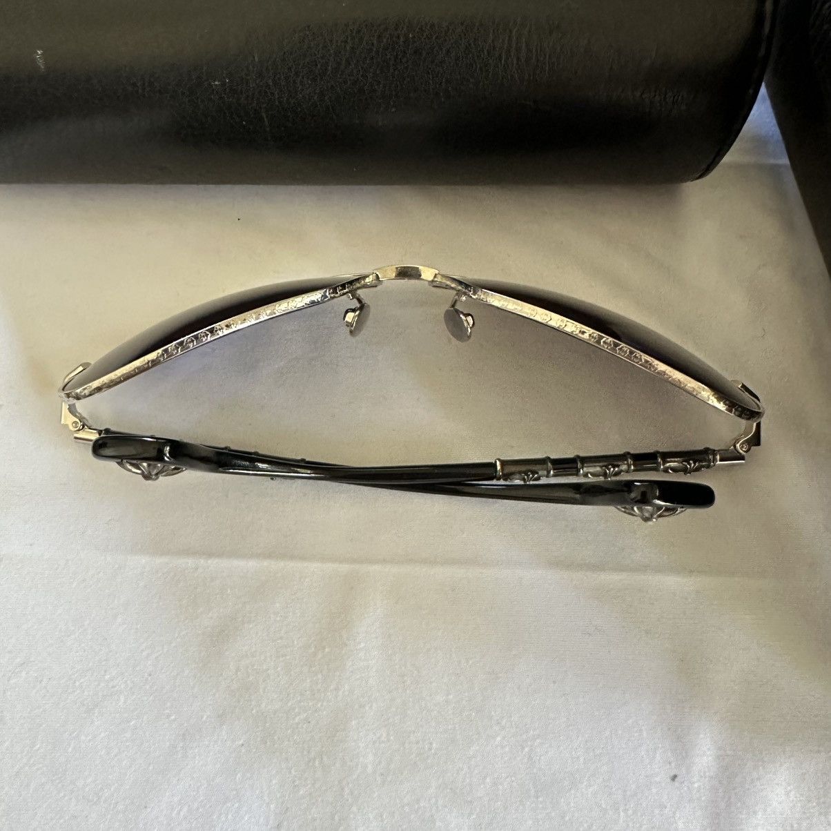 Chrome Hearts Chrome Hearts 'Beast BBC' Black Gradient 925 Silver Glasses Size ONE SIZE - 7 Thumbnail