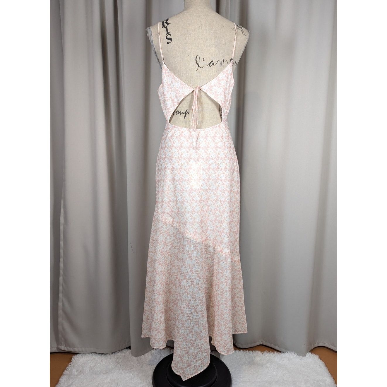 Other Cotton Candy LA Floral Print Spaghetti Strap Maxi Dress Size L / US 10 / IT 46 - 14 Thumbnail