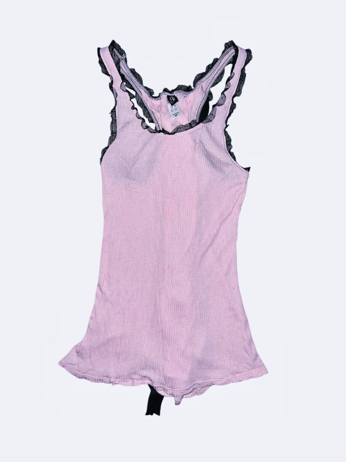 Japanese Brand Pussycat Dolls Shhh…lolita lace up tank top 🎀🖤 Size M / US 6-8 / IT 42-44 - 2 Thumbnail