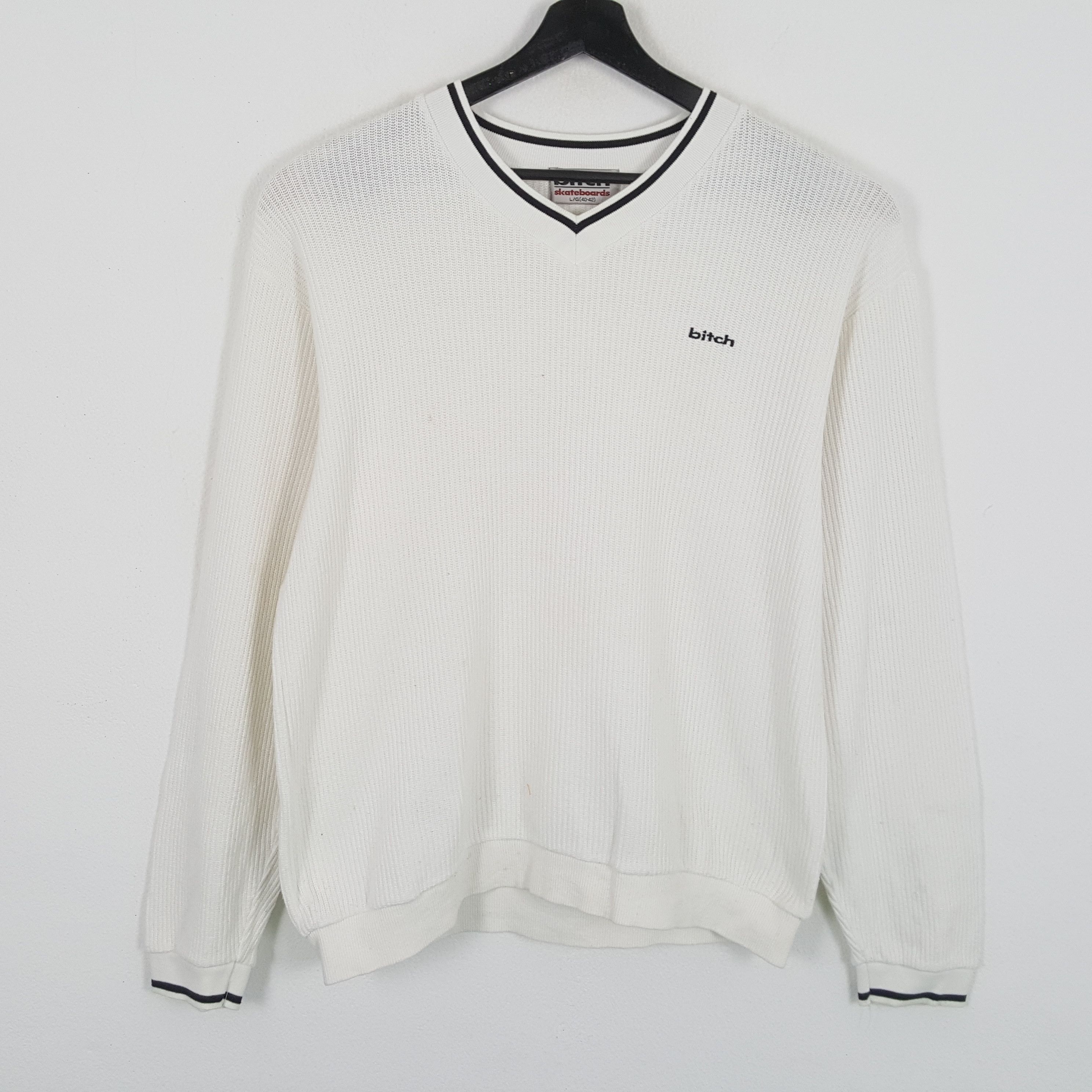 Vintage BITCH SKATEBOARDS Sweatshirt Streetwear Style Size US L / EU 52-54 / 3 - 1 Thumbnail