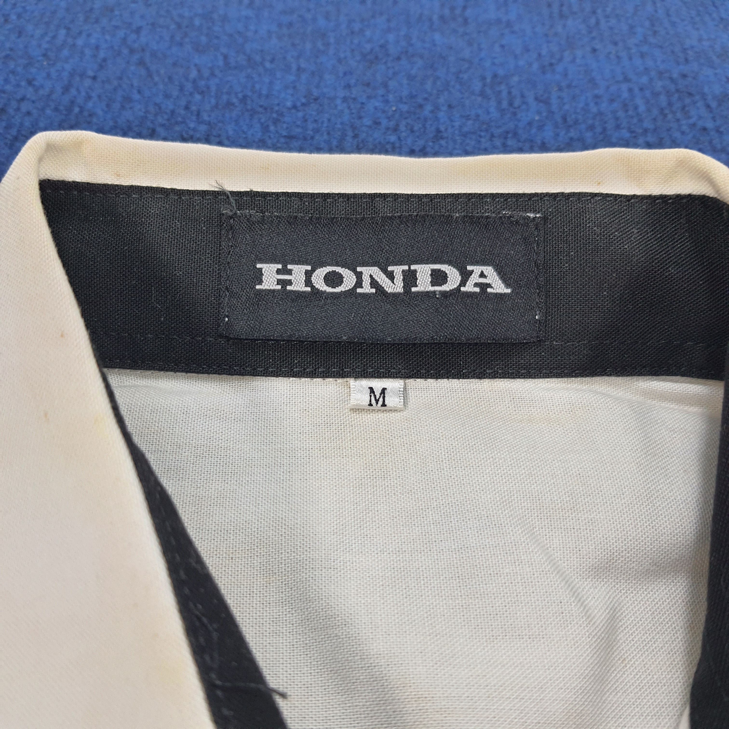 Honda × Vintage Vintage HONDA Japan Motorsports Racing Workwear Shirt Size US M / EU 48-50 / 2 - 5 Thumbnail