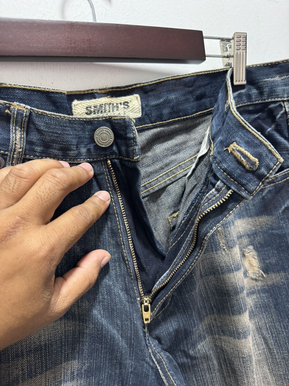 Smith's American × Vintage VINTAGE SMITH’S AMERICAN STYLE DISTRESSED DENIM JEANS Size US 32 / EU 48 - 9 Thumbnail
