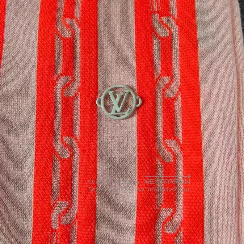 Louis Vuitton Louis Vuitton Orange Chain Short Sleeves Size US XS / EU 42 / 0 - 5 Thumbnail