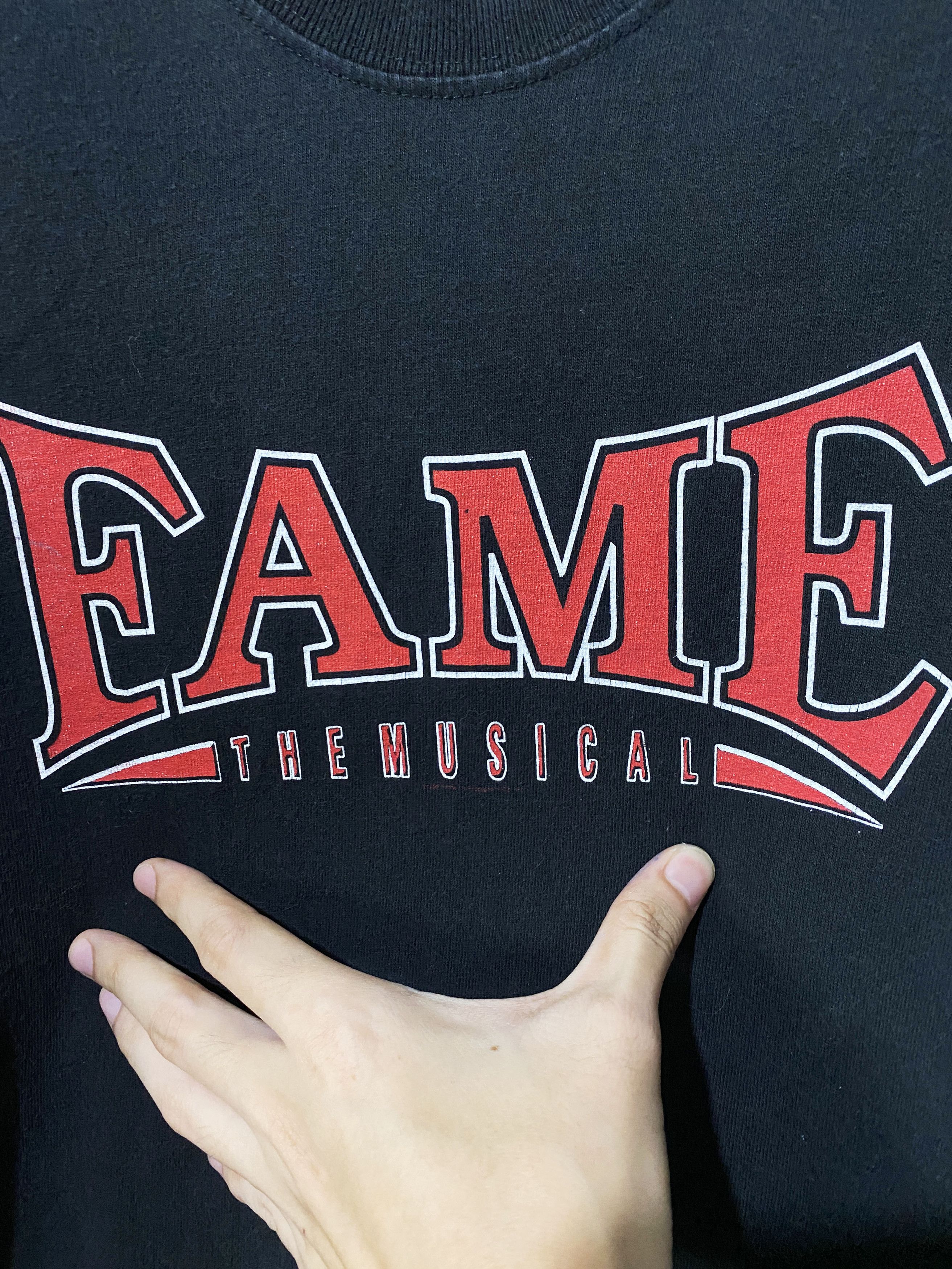 Band Tees × Vintage Vintage 90s Fame The Musical Shirt Size US M / EU 48-50 / 2 - 2 Thumbnail