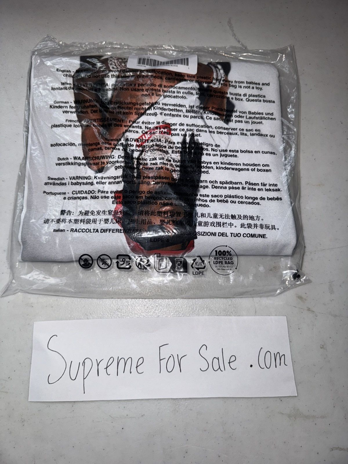 Supreme Supreme Playboi Carti Tee Size US L / EU 52-54 / 3 - 2 Thumbnail