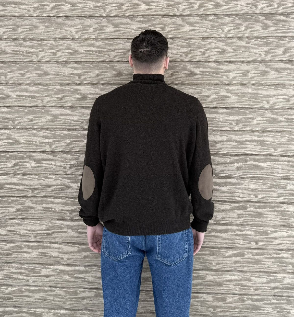 Hackett Hackett London Mayfair Merino Cashmere Sweater Patch Men XXL Size US XXL / EU 58 / 5 - 2 Thumbnail