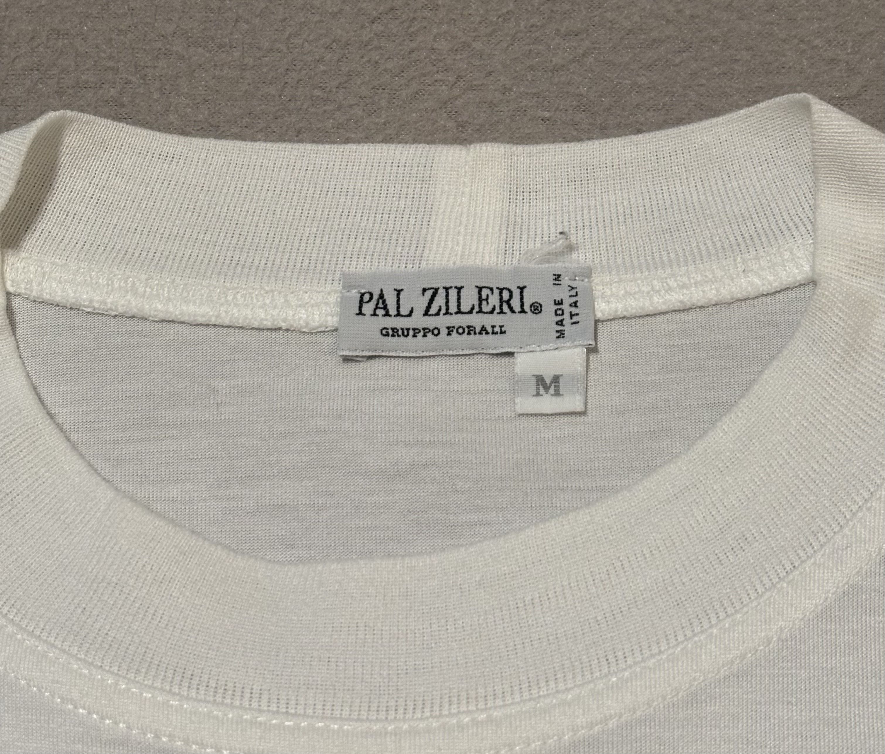 Pal Zileri Pal Zileri vintage White T-shirt Size. M Size US M / EU 48-50 / 2 - 12 Thumbnail