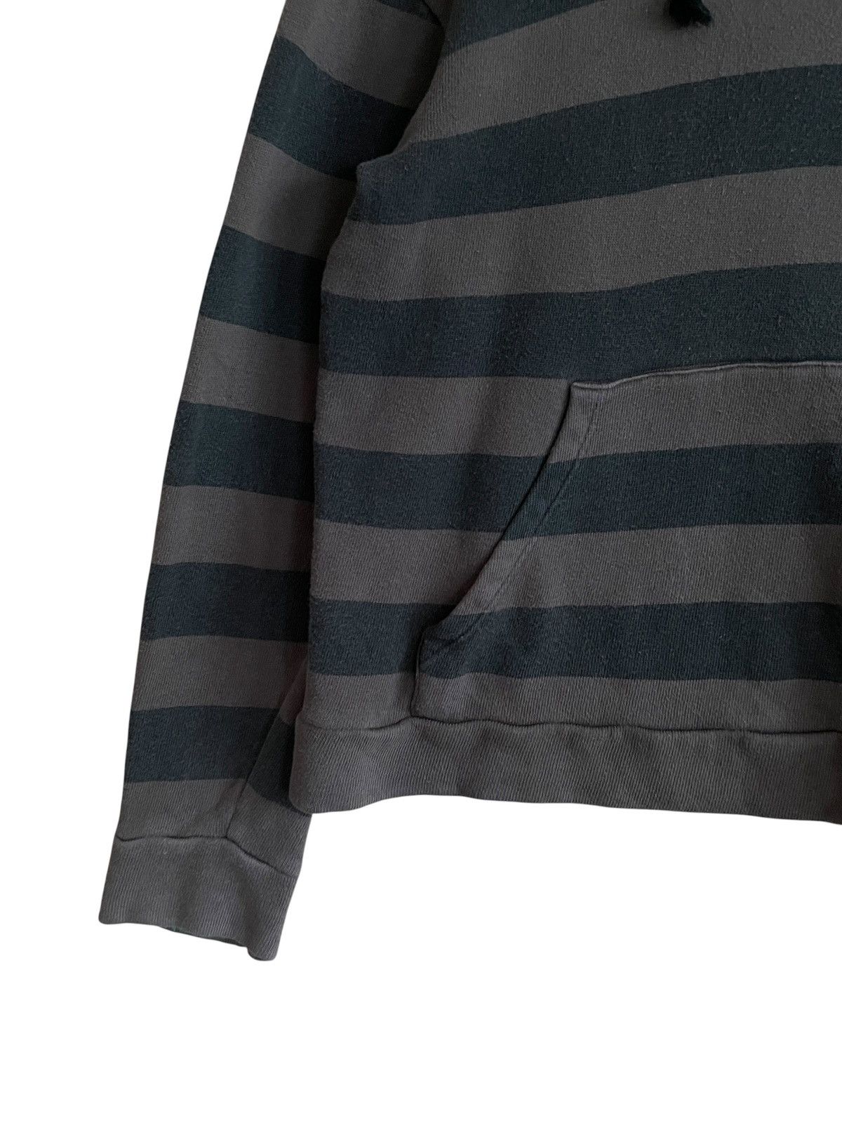 PPFM Vintage Japanese Brand PPFM Striped Hoodie 2000s Size US L / EU 52-54 / 3 - 4 Thumbnail